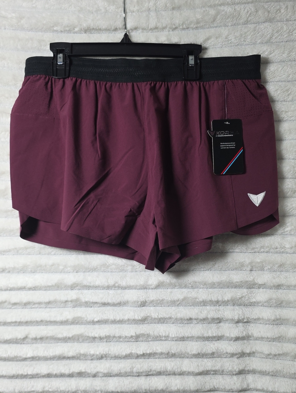 0522 Korsa Women's Athletic Shorts with Built In Underwear